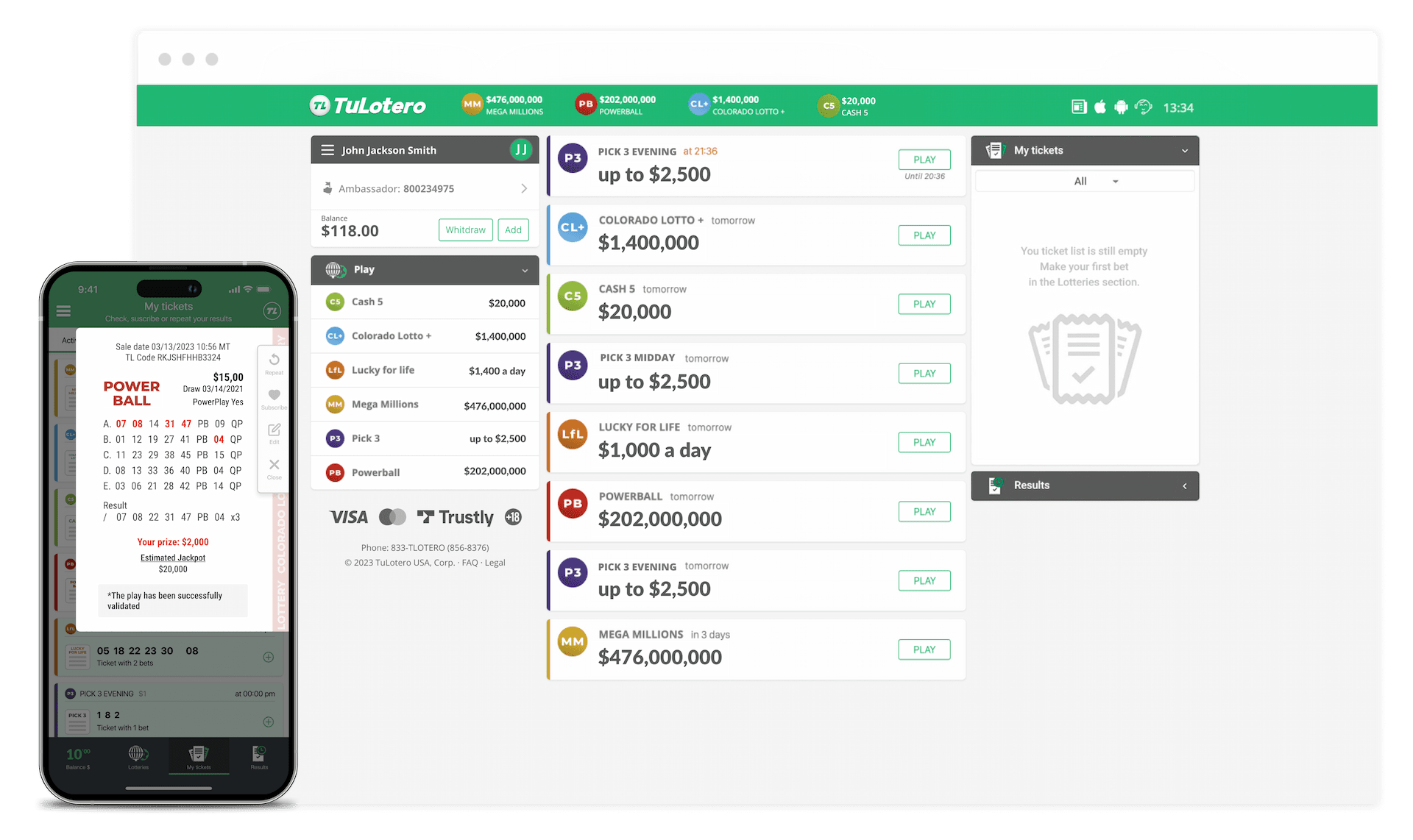 Available apps