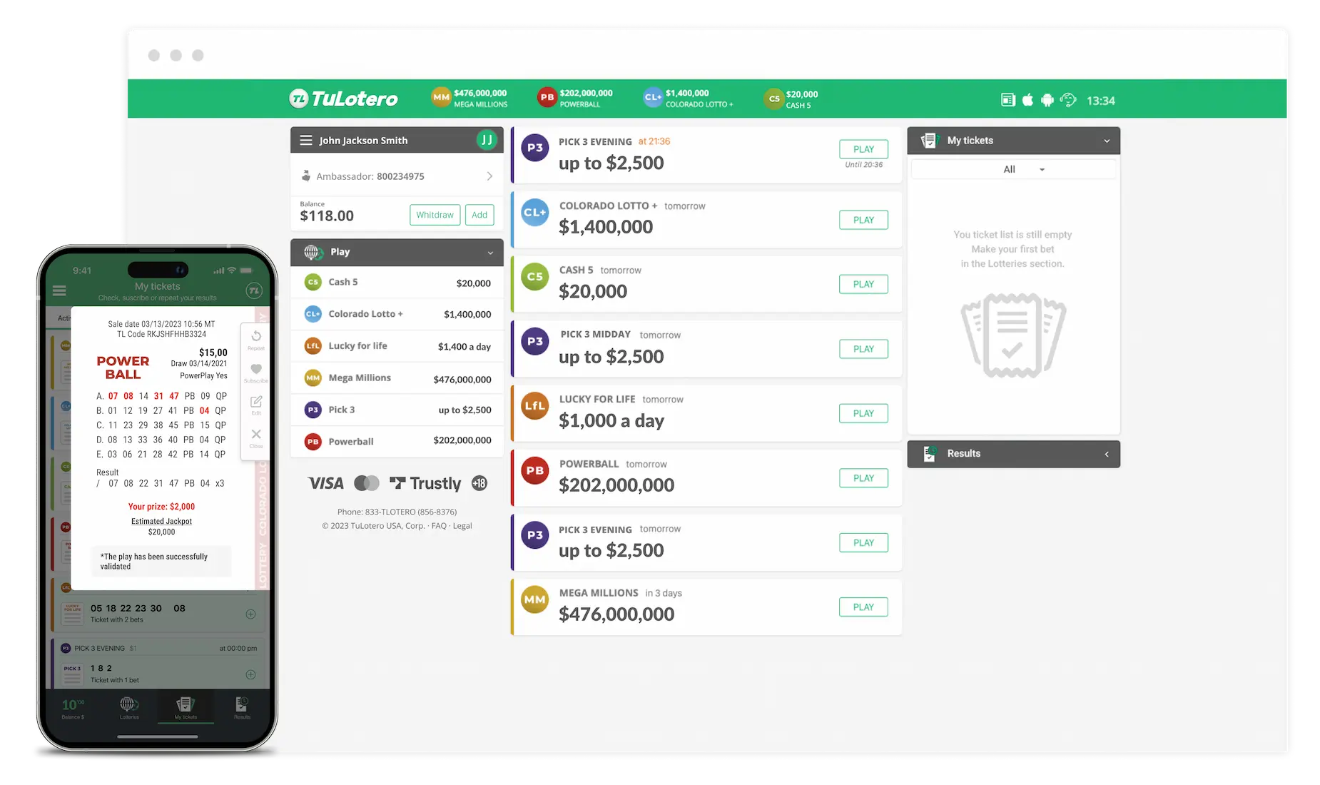 Aplicaciones disponibles