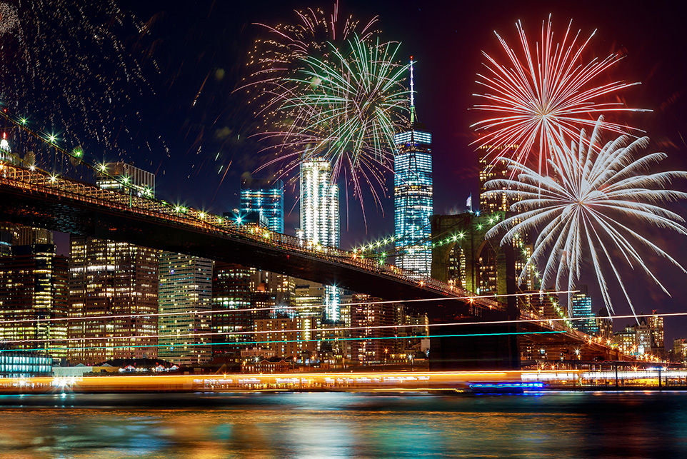 The Fourth of July and Dazzling Fireworks